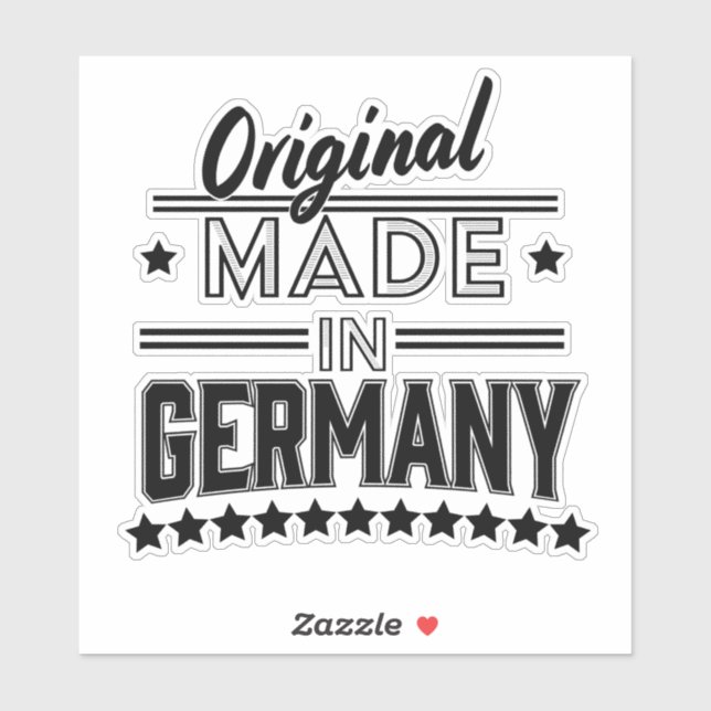 Original made in Germany Sticker (Sheet)