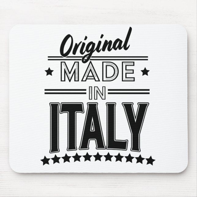 Original made in Italy logo Mouse Pad (Front)
