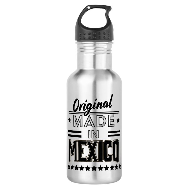 Original made in Mexico Stainless Steel Water Bottle (Front)