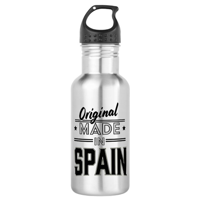 Original made in Spain Stainless Steel Water Bottle (Front)