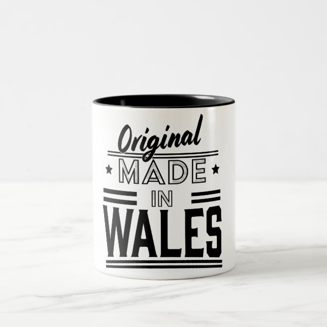Original made in Wales Two-Tone Coffee Mug (Center)