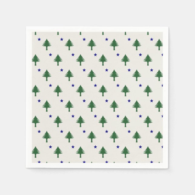 Original Maine Flag Napkins (Front)