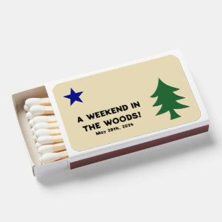 Original Maine State Flag Custom Matchbox! Matchboxes