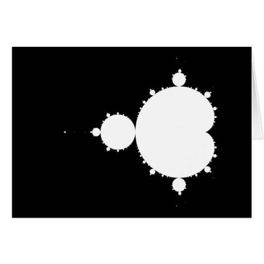 Original Mandelbrot Set 02 - Fractal Card (Front Horizontal)