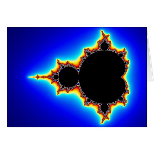 Original Mandelbrot Set 03 - Fractal Card (Front Horizontal)