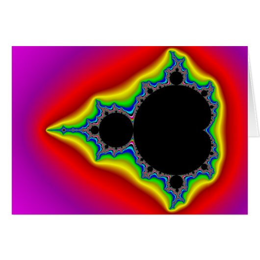 Original Mandelbrot Set 04 - Fractal Card (Front Horizontal)
