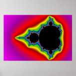 Original Mandelbrot Set 04 - Fractal Poster<br><div class="desc">This is a fractal poster with the famous mandelbrot set in beautiful colors. No layer or photoshop effects have been added (less is more).  Rendered at very high resolution.</div>