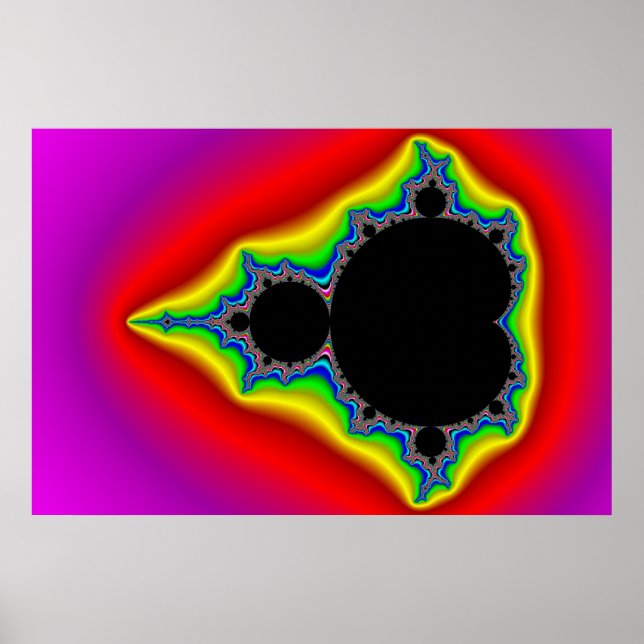 Original Mandelbrot Set 04 - Fractal Poster (Front)