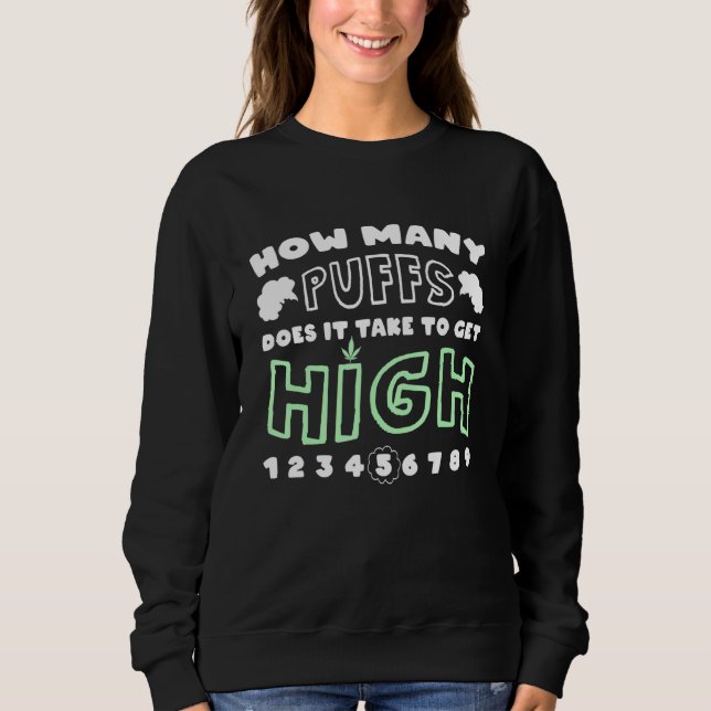 Original Meme Graphic For Weed Growers And Pot Smo Sweatshirt (Front)