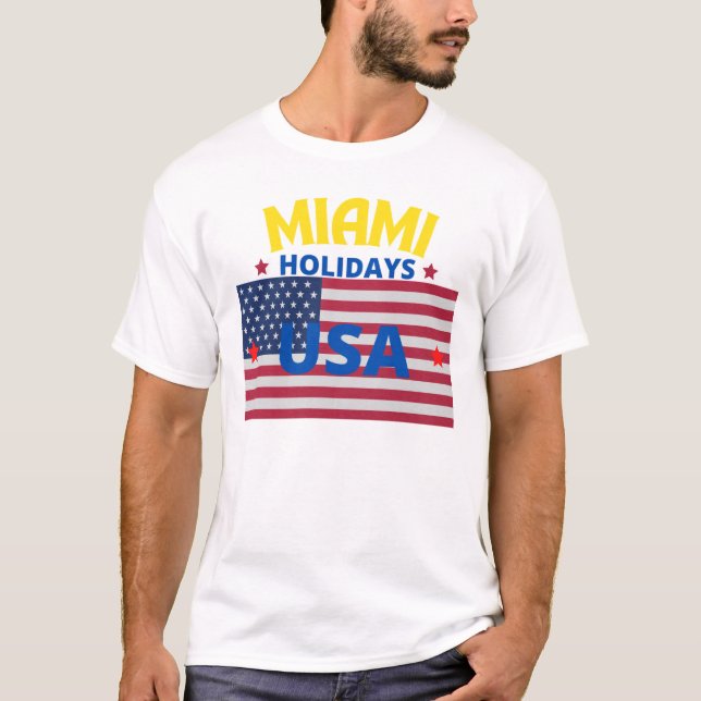 Original Miami Holidays USA Elite Tee | True Class (Front)