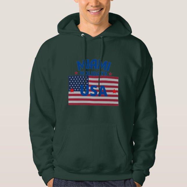 Original Miami Holidays USA | True Classic Premium Hoodie (Front)