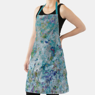 Original Modern One Of A Kind Abstract Art Design Apron