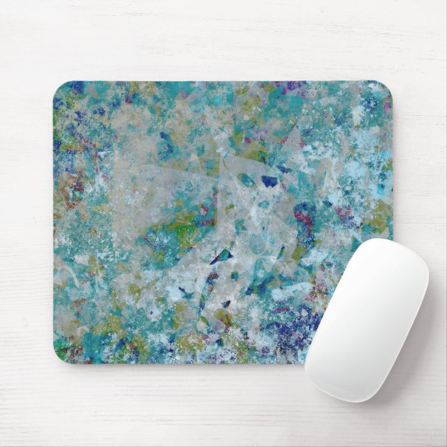 Original Modern One Of A Kind Abstract Art Design Mouse Pad (With Mouse)
