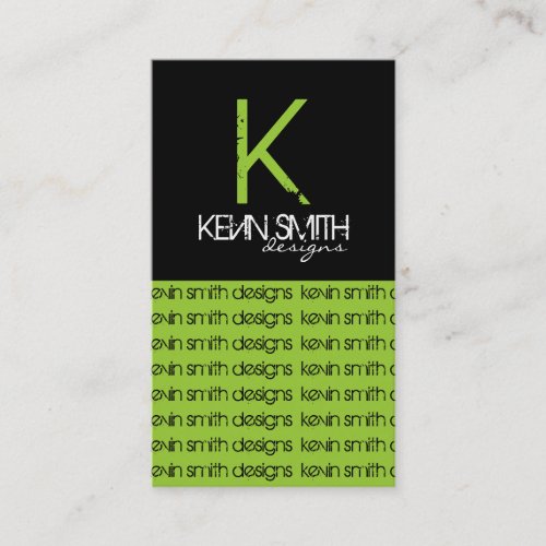 Original Monogram Business Cards