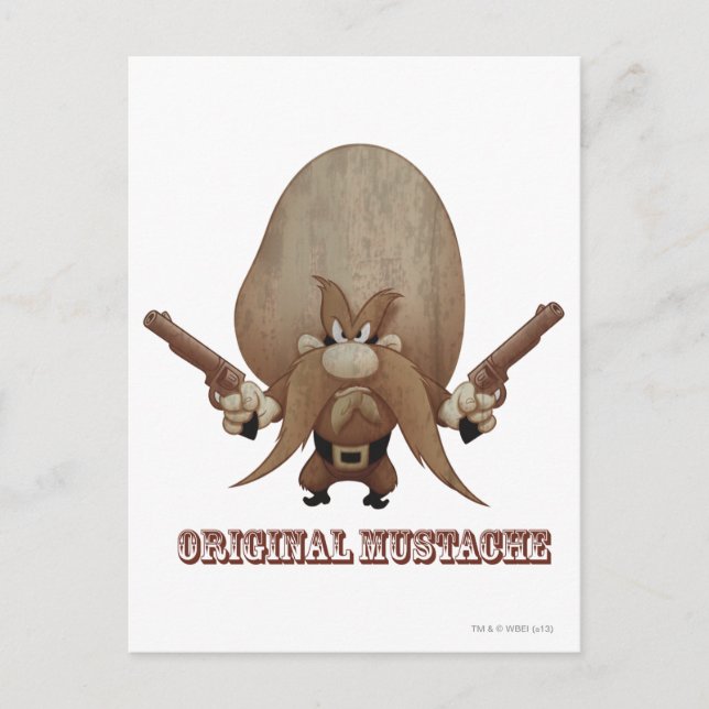 Original Mustache Postcard (Front)