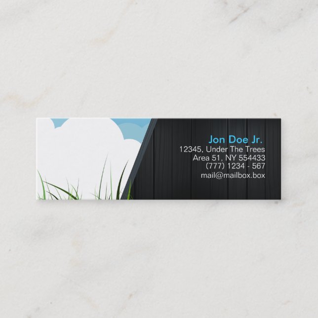 Original nature business card (Front)