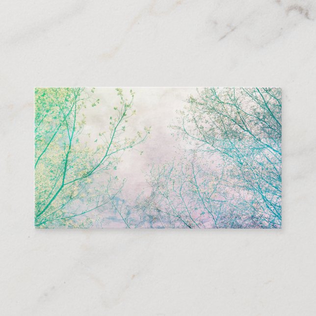 original nature photo art business card template (Front)