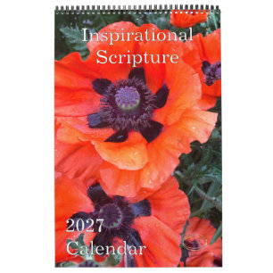 Original Nature Photo Bible Verse Business Logo Calendar
