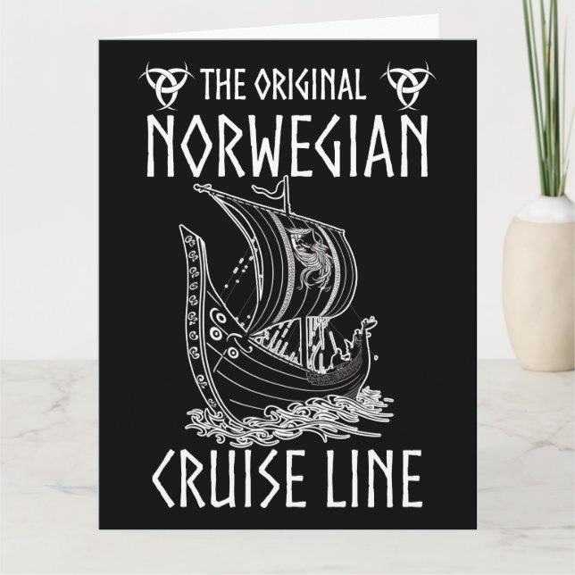 Original Norwegian Cruise Line - Nostalgic Voyage  Card (Front)