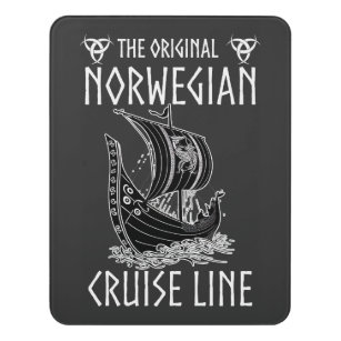 Original Norwegian Cruise Line - Nostalgic Voyage  Door Sign