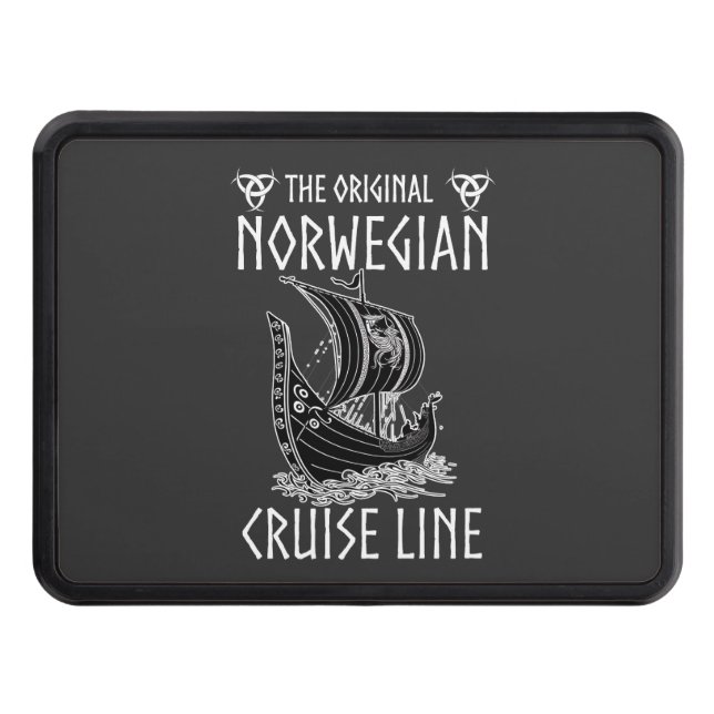Original Norwegian Cruise Line - Nostalgic Voyage  Hitch Cover (Front)