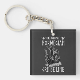 Original Norwegian Cruise Line - Nostalgic Voyage Keychain