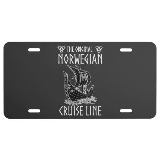 Original Norwegian Cruise Line - Nostalgic Voyage  License Plate