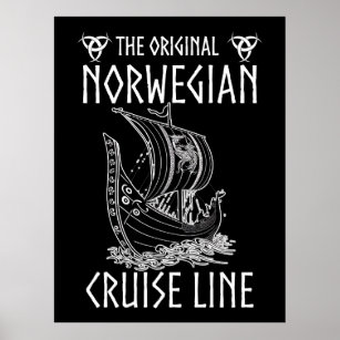 Original Norwegian Cruise Line - Nostalgic Voyage  Poster