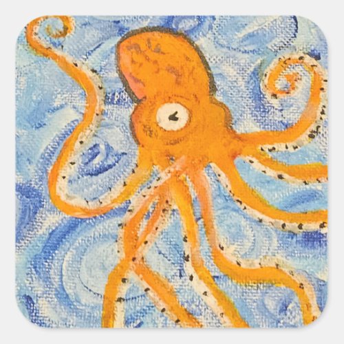 Original Octopus Sticker _ Octavius
