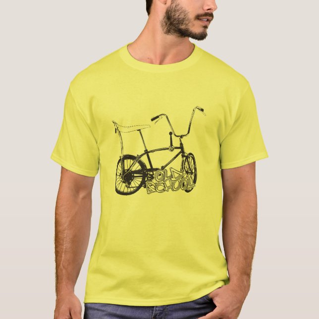 Original old School bike and graffiti T-Shirt (Front)