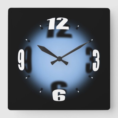 Original Orb Blue Fade Clock