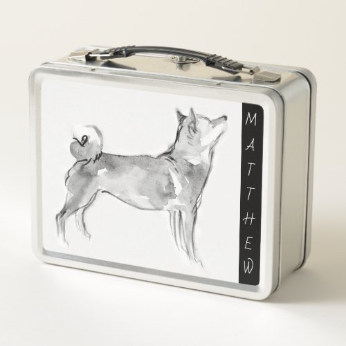 Original painting 1 Chinese Dog Year Birthday MLB Metal Lunch Box