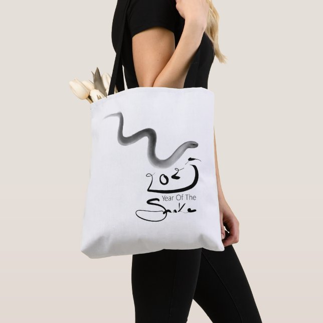 Original painting 3 Snake Chinese New Year 2025 TB Tote Bag (Close Up)
