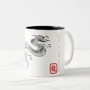 Original Painting Chinese Dragon Year Birthday 2TM Two-Tone Coffee Mug
