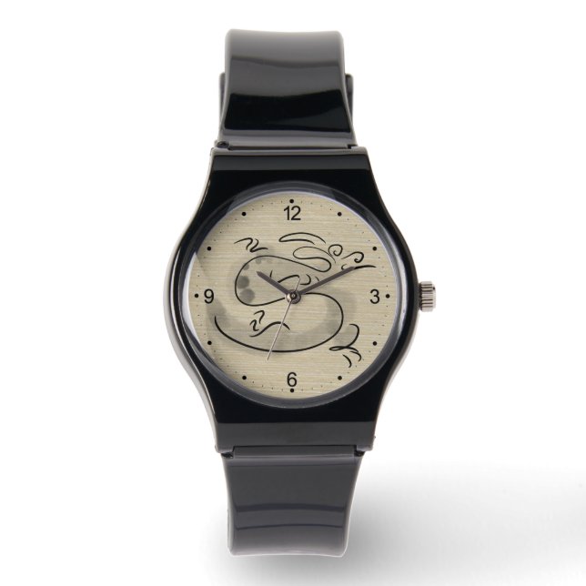 Original painting Chinese Dragon Year Birthday W2 Watch (Front)