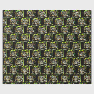 Original Painting of a Fishermen on Harbor Island, Wrapping Paper