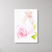 Original Painting on Canvas, "Pink Diamond"