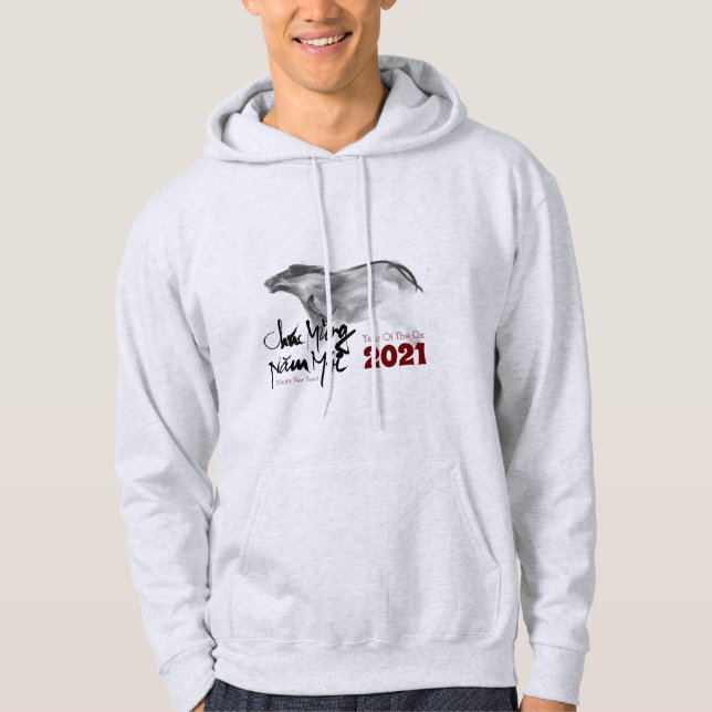 Original Painting OX Vietnamese New Year 2021 MH Hoodie (Front)