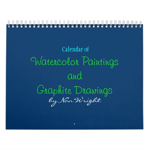 Original Paintings and Drawings Calendar