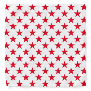 Original Patriotic Red Star Symbol Sign Pattern Bandana