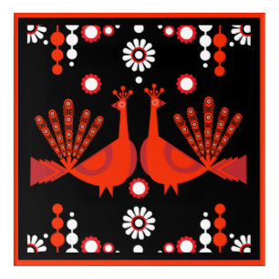 Original Peacock Art Home Decor