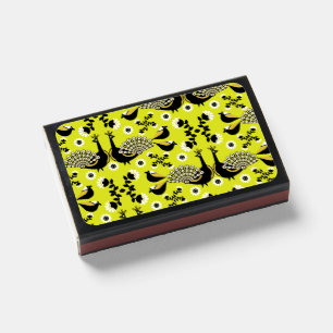Original Peacock Art Home Decor Matchboxes