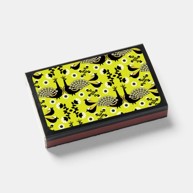 Original Peacock Art Home Decor Matchboxes (Front Closed)