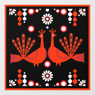 Original Peacock Art Home Decor Wall Decal