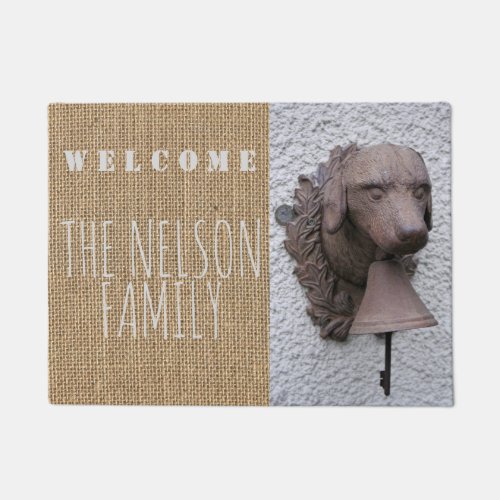 Original personalized Door Mat Dog Year 2018