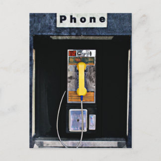 Original phone booth postcard