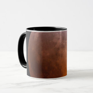 Original photograph of a partial lunar eclipse  mug