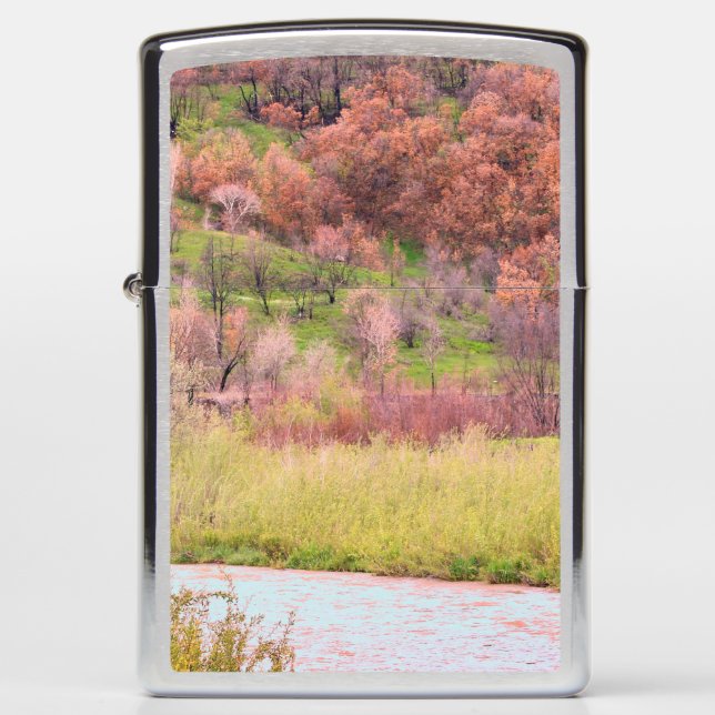 ORIGINAL PHOTOGRAPH ROCKIES IN THE SPRING ZIPPO LIGHTER (Front)