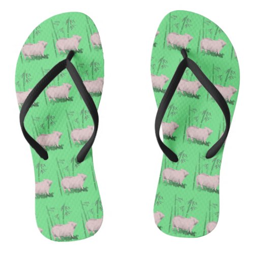 Original Pig Bamboos  1 Choose color Woman Flip F Flip Flops