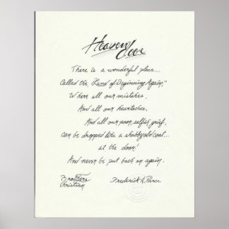 Original Poem's & Art By Faith Too Faith Missions. Poster